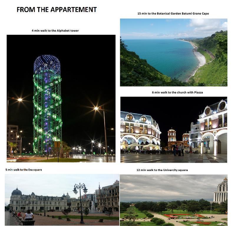 View Of The Tower Of Alphabet Daire Batum Dış mekan fotoğraf